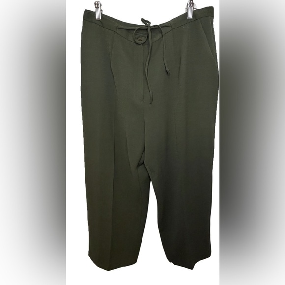 Vintage Pants - ✨ Vintage Jessica Petites Olive High-Waisted Pants – Size 16P ✨